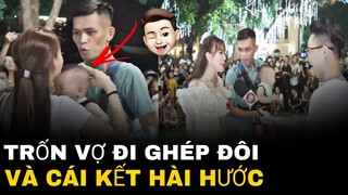 Trốn vợ đi ghép đôi với gái xinh ở phố đi bộ