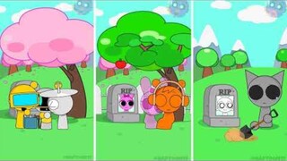 [Reprint/Transfer] Compilation of Sprunkis' death animation (after the second stage)