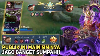 BERTEMAN DENGAN PUBLIK YANG KETEMUBDI RANKED, SUMPAH MAIN MM NYA JAGO BANGET COK ‼️- Mobile Legends