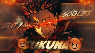 500lbs 💥 - Ryomen Sukuna JJK [Edit/AMV] 4K!