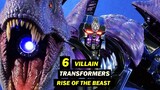 Megatron Jaman Purba, Mengungkap 6 Villain di film Transformers Rise Of The Beast .