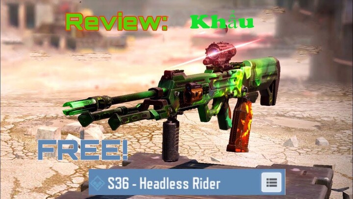 Call Of Duty Mobile : Review Khẩu S36 - Headless Rider