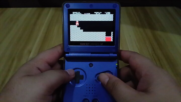 Super Mario Bros. on Gameboy Advance SP: World 6-4