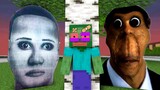 Monster School : OBUNGA & CURSE FACE CHALLENGE #2 - Minecraft Animation