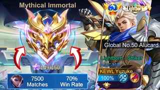 GLOBAL ALUCARD LAST MATCH BEFORE 150 STARS!! | VICTORY OR DEFEAT??