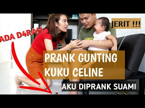 PRANK ISTRI T4NGAN ANAK K3GUNTING B3RD4RAH !!!