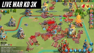 LIVE WAR kvk 2 kingdom 3k ayok kingdom 3k go go go smngat