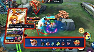 DESTROYING ENEMIES IN EPIC TIER USING FANNY !! 31 KILLS IN 13 MINUTES | MLBB