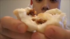 Asmr Eating Sounds CLOSE UP - Char Siu Bao (Chinese Steamed Pork Buns)