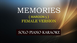 MEMORIES - FEMALE VERSION  ( MAROON 5 ) ( COVER_CY )