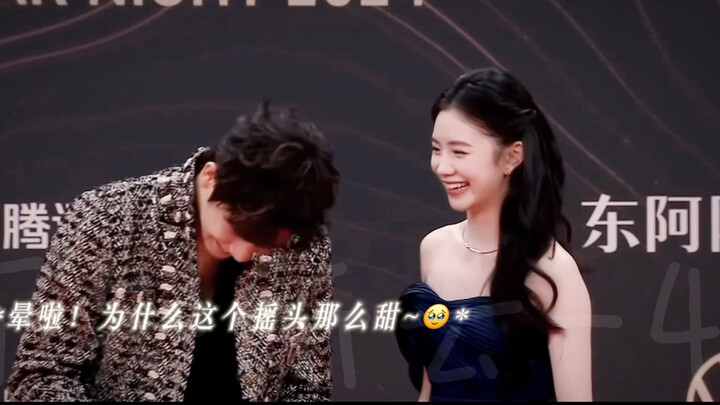 [Liu Haocun & Wang Anyu] “Even her dress is worried about her” “I’ll stick with her to help her win 