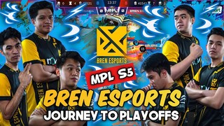 BREN ESPORTS JOURNEY TO PLAYOFFS MPL SEASON 5 | SNIPE GAMING