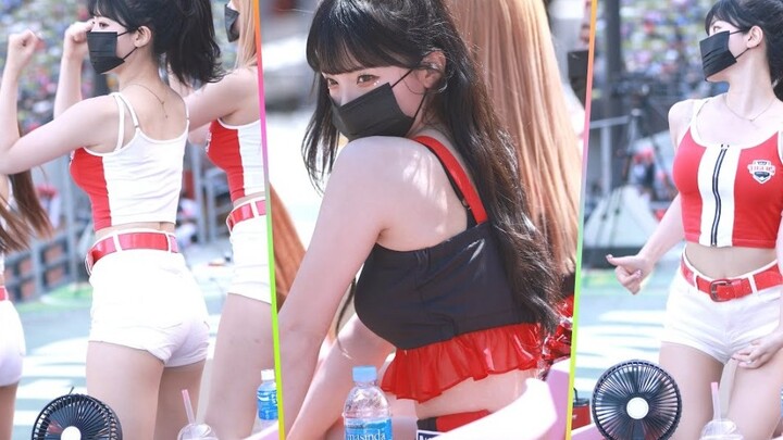 【4K】The source of happiness for the chaebol, the youthful and energetic cheerleading girls