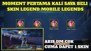 MOMENT PERTAMA KALI SAYA BELI SKIN LEGEND MOBILE LEGENDS !!! GILA HARGA NYA GAK NGOTAK - MLBB