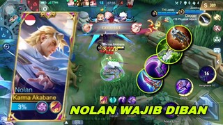 Nolan wajib diban