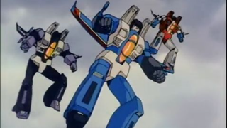 Transformers S01E11 War of the Dinobots