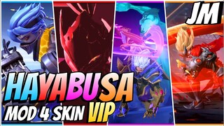 MLBB : Mod 4 Skin Vip Hayabusa Full Hiệu Ứng Âm Thanh Mới Nhất | Jin Moba