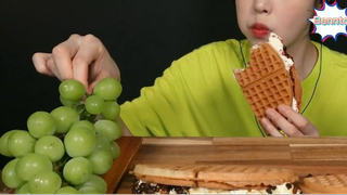 Bánh quế trái cây đầy ắp kem tươi siêu béo phần 1 #anngonmoingay