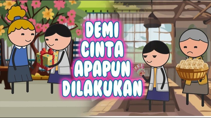 Rela Lakukan Apapun Demi Cinta Sampai Berani Melawan Orang Tua - Drama Animasi