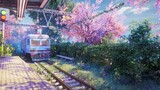 [Unreal 4] Adegan kereta gaya Makoto Shinkai Jepang Unreal 4