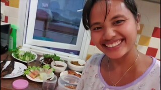 ทำกับข้าวเย็น เตรียมไว้ให้พี่ตั๊กแตน ชลดากินจร้า