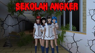 MISI 4 SAHABAT MENJELAJAH SEKOLAH ANGKER DI KOTA SAKURA SCHOOL SIMULATOR!! REACTION DRAMA HORROR