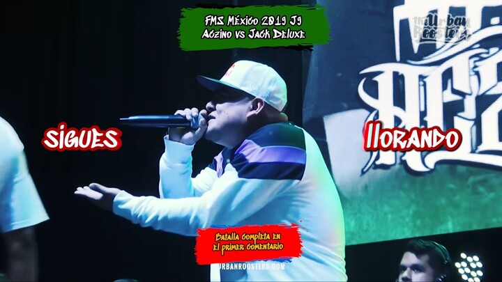 Aczino vs Jack Deluxe FMS México 2019 #Aczino #Jack #freestyle #FMSMexico #freestyleworldcup