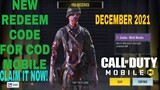 *December 2021* Call Of Duty Mobile New Redeem Code | Cod Mobile Redeem Code Garena