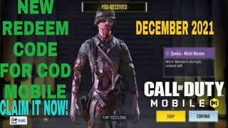 *December 2021* Call Of Duty Mobile New Redeem Code | Cod Mobile Redeem Code Garena