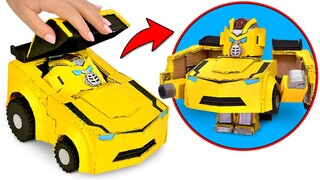 TỰ LÀM Transformer Bìa Cứng Hoạt Động Được