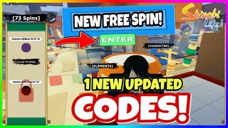 *NEW* UPDATED CODES in SHINOBI LIFE 2! Free 15 Spins [ ROBLOX]