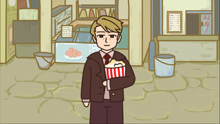 排队的时候来点爆米花吧(･∀･)っ🍿