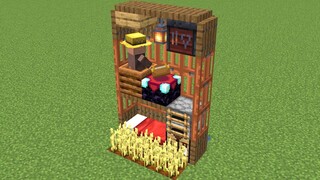 how to make smallest house in minecraft