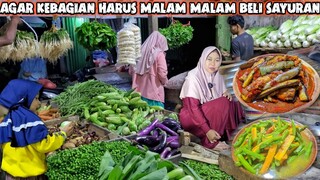 Menu SAHUR  Sederhana di Kampung, Masak Terong Panjang, Tumis Buncis Bumbu Kuning