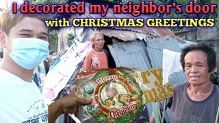 LIGHT THE WORLD | DECORATING MY NEIGHBOR'S DOOR | #LightTheWorld