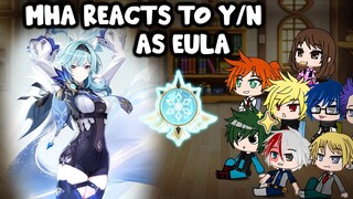 MHA/BNHA Reacts to y/n as Eula (Genshin Impact) || Gacha Club || Part 17