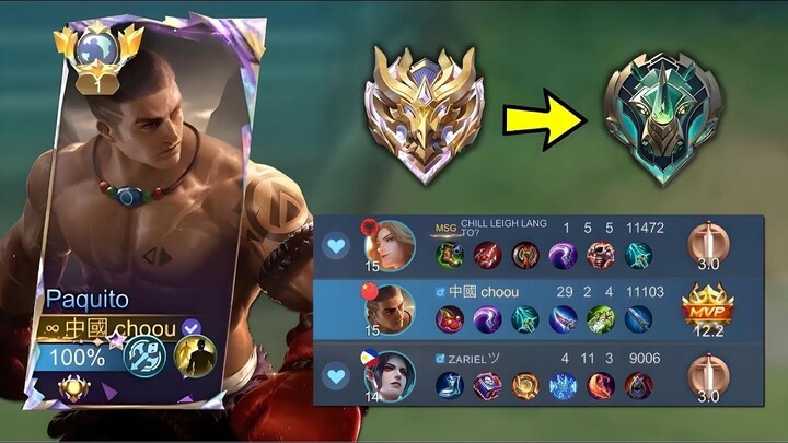 THIS IS WHAT HAPPEN WHEN 500 STAR IMMORTAL BACK TO EPIC!! (unli one shot) - MLBB