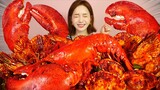 [Mukbang] ëŒ€ì™• ëž�ìŠ¤í„°ðŸ¦ž3KG í‚¹íƒ€ì�´ê±° ìƒˆìš°ðŸ¦�í•´ë¬¼ì°œ Spicy Lobster Brasied Seafood ASMR Eatingsound Ssoyoung