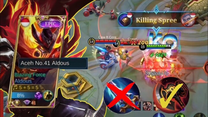 ALDOUS WAR AXE MASIH WORK?