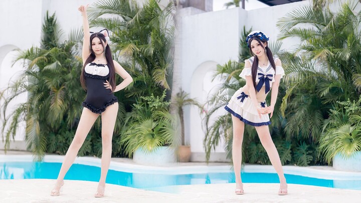 【Ermin】Siapa bilang suhu turun tidak bisa pakai baju renang? ☀️ Suasana musim panas sungguh terdenga