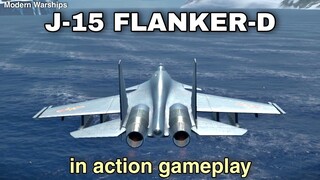 Modern Warships: J-15 FLANKER-D in Action. online battle gameplay