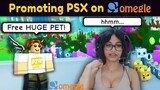 I Got 3 New Huge Pets & Went on Omegle to Recruit New Players to Pet Simulator X