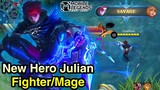 New Hero Julian Fighter/Mage Short Gameplay - Mobile Legends Bang Bang