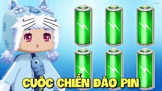 Chế tạo đồ Vip từ cuộc chiến đào Pin trong Mini World | Mini Game | Meowpeo