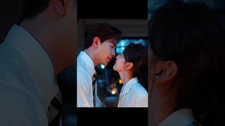 He can't wait anymore and kiss her❤️🥰 ||C drama 🎭~My Boss💕 ||#myboss  #couplegoals #drama #shorts