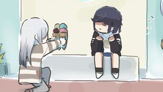 Shin He (bushi) proposed with ice cream