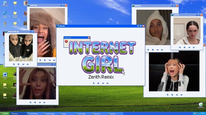 KATSEYE - Internet Girl (Retro Remix)🌐✨