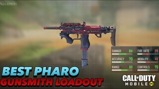 COD Mobile Best Pharo SMG Gunsmith Loadout | COD Mobile Season 9