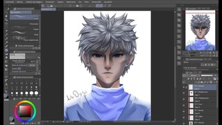 Dibujo de KILLUA ZOLDYCK - HUNTER X HUNTER - FanArt - Speed Drawing