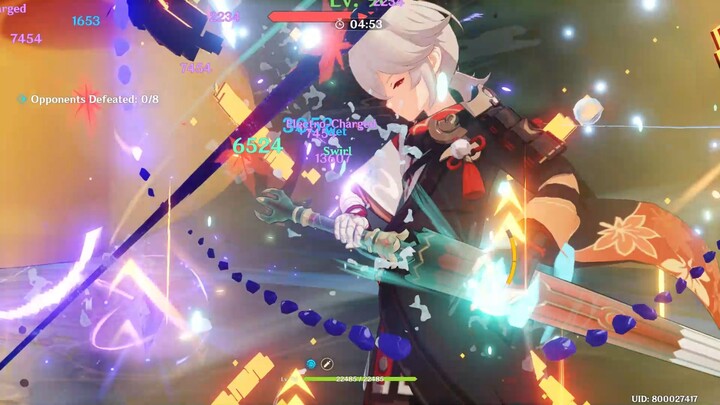 Kazuha dan Sucrose di domain City of Gold